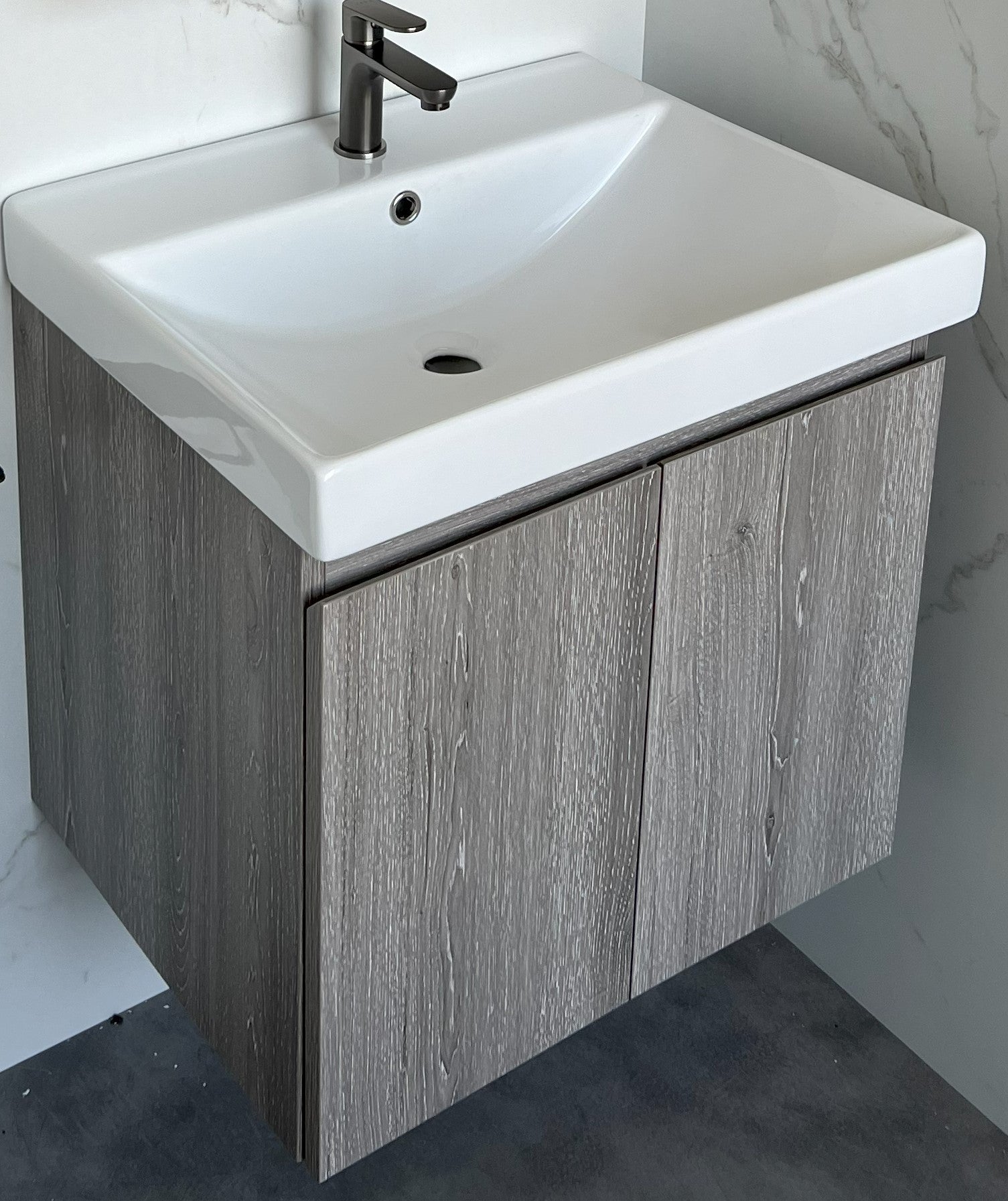 Esfera 60cm Basin Cabinet (Weathered Grey)
