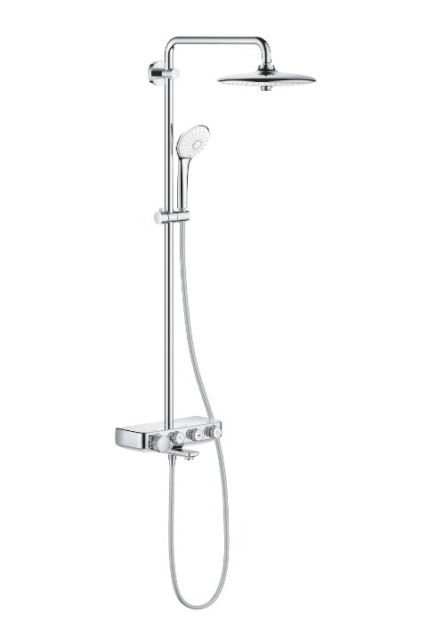 GROHE 26608000 Euphoria SmartControl 260 Shower System with Thermostatic Bath Mixer