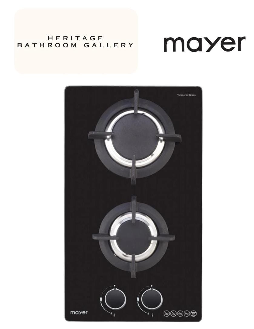 Mayer MMGH320H 30cm 2 Burner Domino Gas Hob