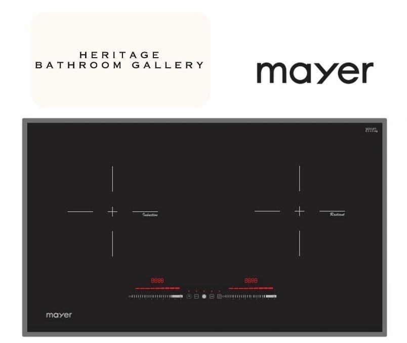Mayer MMIHB752CS 75cm 2 Zones Hybrid Hob With Slider