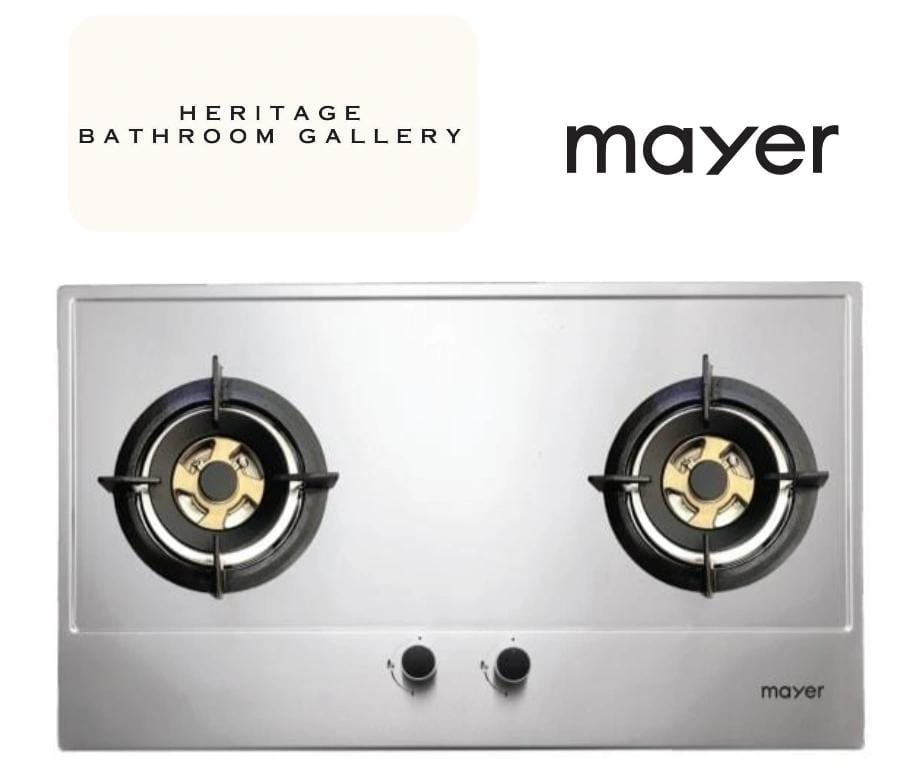 Mayer MMSS772HI 75cm 2 Burner Stainless Steel Gas Hob