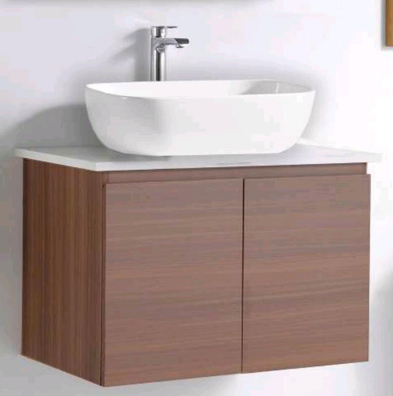 Nexus 75cm Basin Cabinet (Brown Walnut)