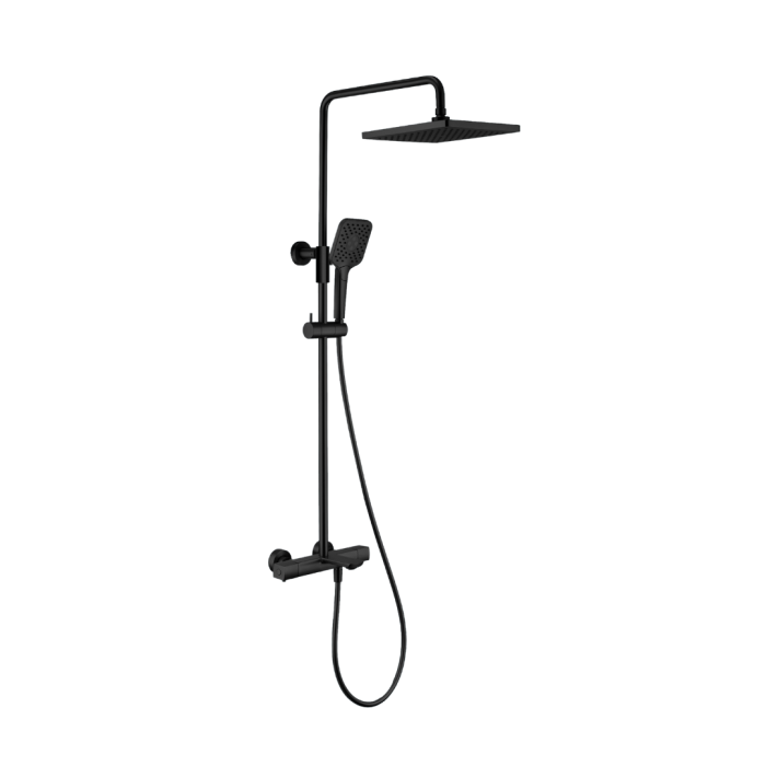 Rigel TSME14459T-BM Rainshower set (Matt Black)