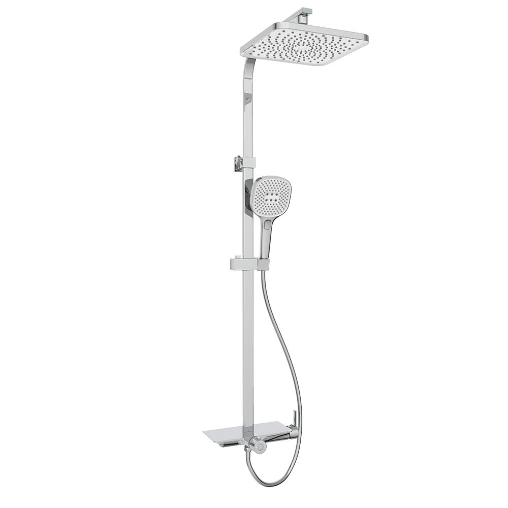 RUBINE RSC-DECKOS-F4-CH SERIES RAINSHOWER SET