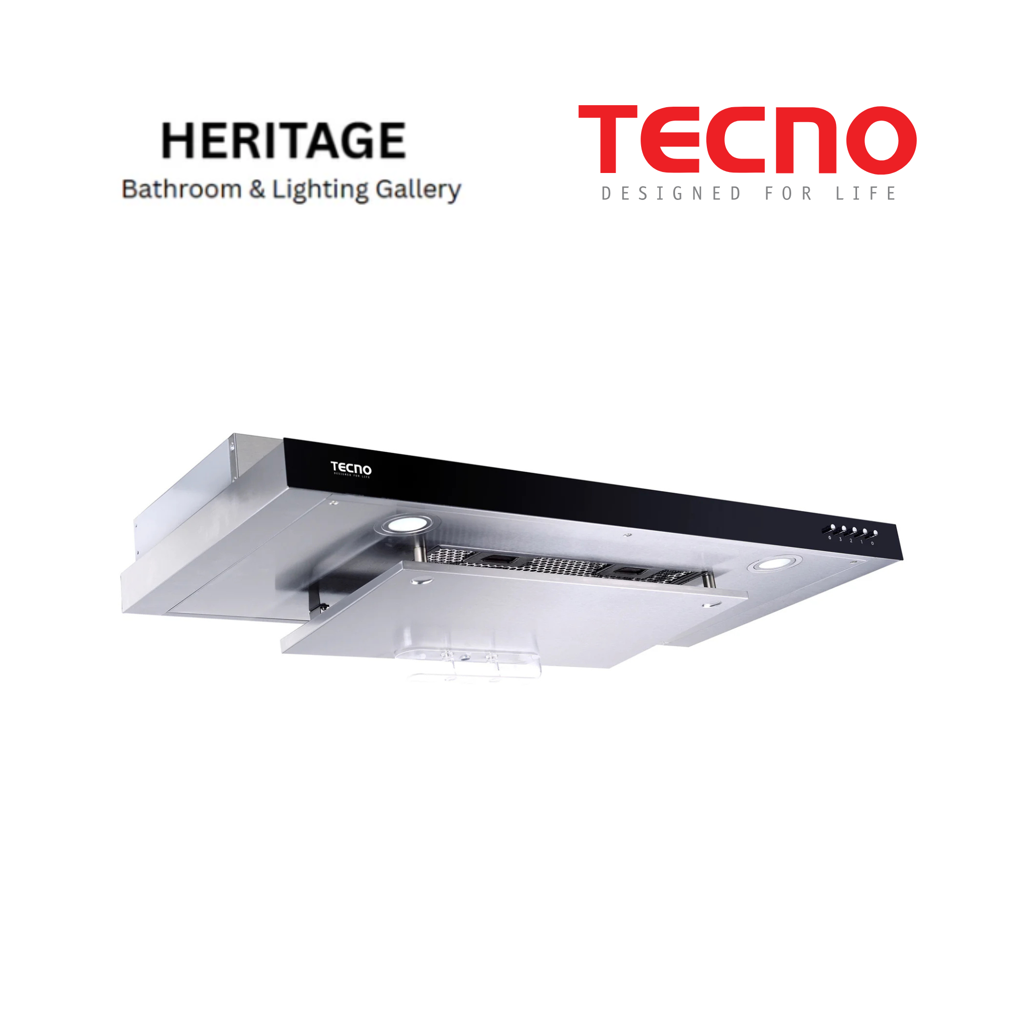 Tecno Slim Line Hood with DYNA-X Motor (Stainless Steel)